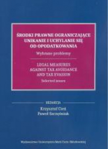 Środki prawne ograniczające unikanie i uchylanie..
