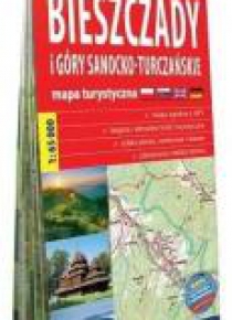 Plastic map Bieszczady i Góry Sanocko-Turczańskie