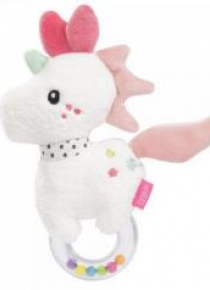 Maskotka z grzechotką Jednorożec Aiko 17 cm