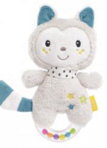 Maskotka z grzechotką Kot Yuki 17 cm