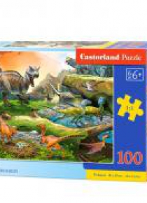Puzzle 100 World of Dinosaurs CASTOR