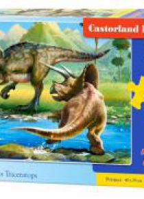 Puzzle 70 Tyrannosaurus vs Triceratops CASTOR