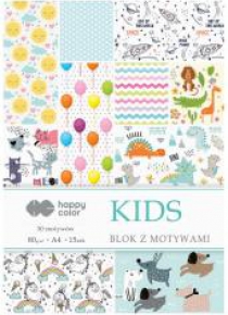 Blok z motywami Kids A4/15K 80g HAPPY COLOR