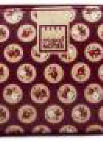 Buttons three Etui na okulary bordowy