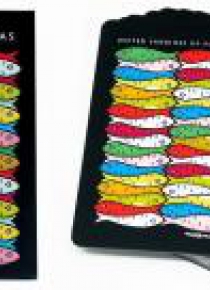 Sardines Karty do gry czarne talia 55 kart