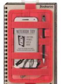 Bookaroo Notebook Tidy Organizer na notes czerwony