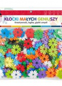 Klocki kwiatki 140 elementów