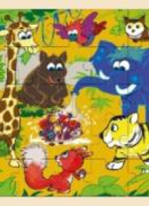 Puzzle drewniane Dżungla