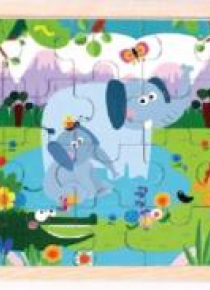Puzzle drewniane Dżungla 20el.