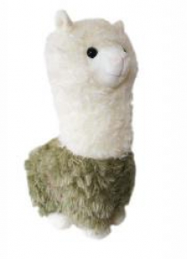Lama pluszowa zielona 35cm ROZETTE