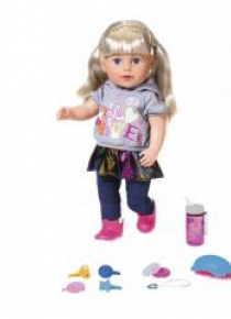 Baby Born - Lalka interaktywna siostrzyczka blond