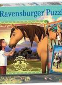 Puzzle 3x49 Spirit - Przygody na koniach