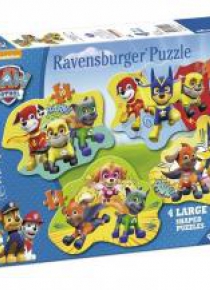 Puzzle 4w1 Psi Patrol - wszyscy bohaterowie