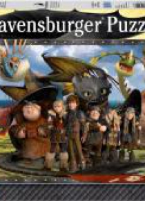 Puzzle 100 Dragons Bezzębni i Przyjaciele