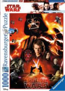 Puzzle 1000 Star Wars - Po ciemnej stronie mocy