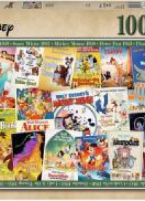 Puzzle 1000 Filmowe Plakaty Disneya