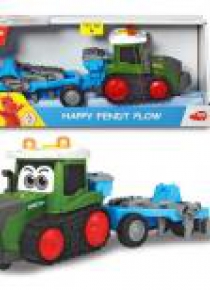 Happy Ciągnik gąsienicowy Fendt i pług 30cm