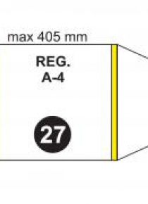 Okładka na podr A4 regulowana NR 27 (20szt)