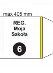 Okładka na podr regulowana NR 6 (20szt)