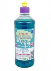 Klej turkusowy PVA 500ml TUBAN