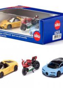 Siku Super - Set podarunkowy - Auta+motocykl S6313