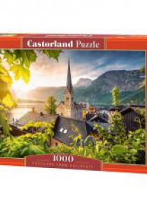 Puzzle 1000 Pocztówka z Hellstatt CASTOR