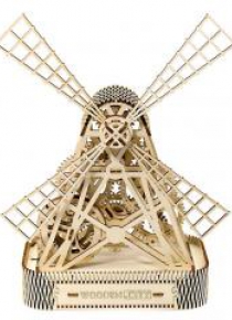 Drewniane puzzle 3D Wiatrak