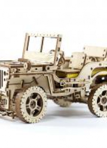 Drewniane puzzle 3D Samochód 4x4