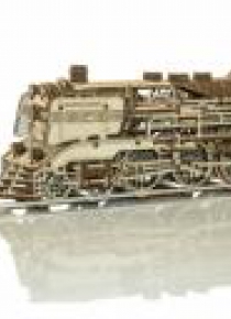 Drewniane puzzle 3D Wooden Express + tory kolejowe