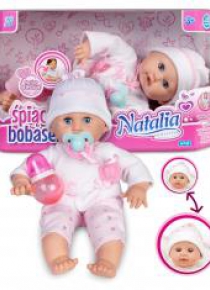 Lalka Natalia Śpiący bobasek 35cm