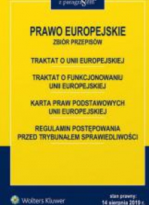 Prawo Europejskie. Zbiór przepisów w.5