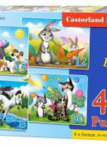 Puzzle x 4 - Mothers and Babies CASTORLAND