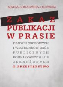 Zakaz publikacji w prasie danych osobowych...