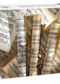 Puzzle 1000 Scrolls of sheet music