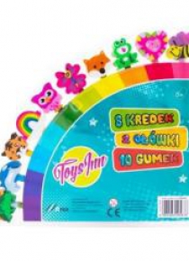 Kredki z gumkami 10 sztuk STnux