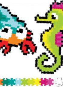 Puzzelki Pixelki Jixelz 700 elem. - morscy przyja