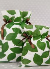 Worek Zielone Listki 20x30cm (5szt) PAKADO