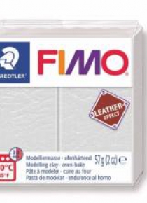 Masa Fimo Leather effect 57g kremowy
