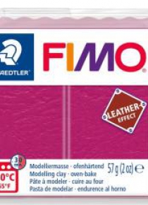 Masa Fimo Leather effect 57g amarantowy