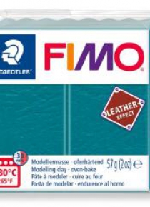 Masa Fimo Leather effect 57g błękitna laguna