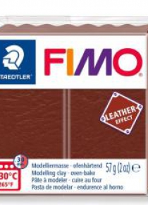 Masa Fimo Leather effect 57g orzechowy