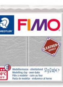 Masa Fimo Leather effect 57g jasnoszary