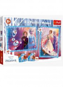 Puzzle 2w1 + memos Tajemnicza kraina TREFL