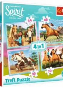 Puzzle 4w1 Popołudniowa przejażdżka TREFL