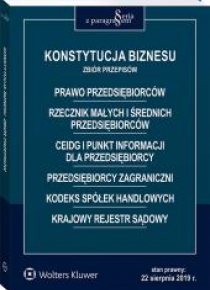 Konstytucja biznesu. Zbiór przepisów