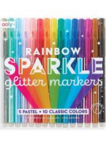 Flamastry z brokatem Rainbow Sparkle Glitter Mark