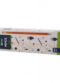 Ołówek HB 7405 drewniany z gumką (50szt) D.RECT