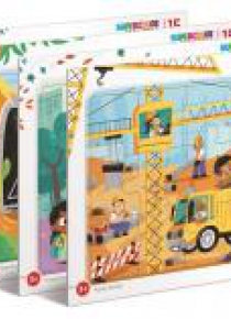 Puzzle ramkowe 15 Super kolor Means of Transpor