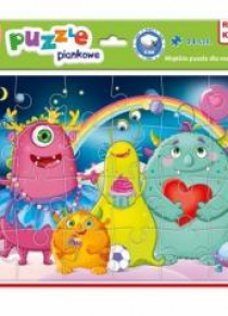 Miękkie puzzle A4 Śmieszne zdjęcia Potworki