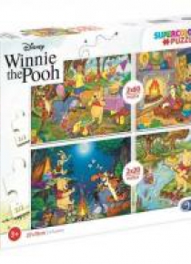 PUZZLE 2x20+2x60 Super kolor Winnie the Pooh